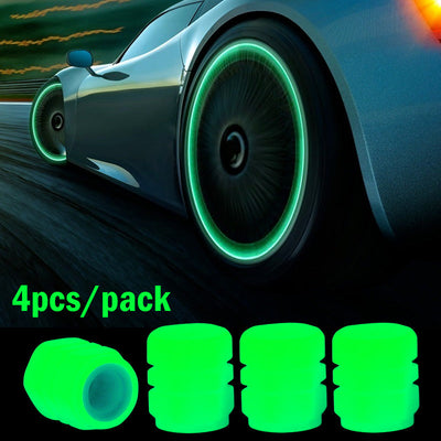 Car Luminous Tire Valve Cap(4 pcs set)